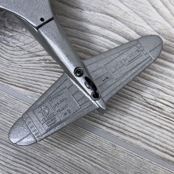 Wings of Texaco 1932 Northrop Gamma DIE-CAST METAL BANK Silver 2nd in Series - Picture 9 of 15